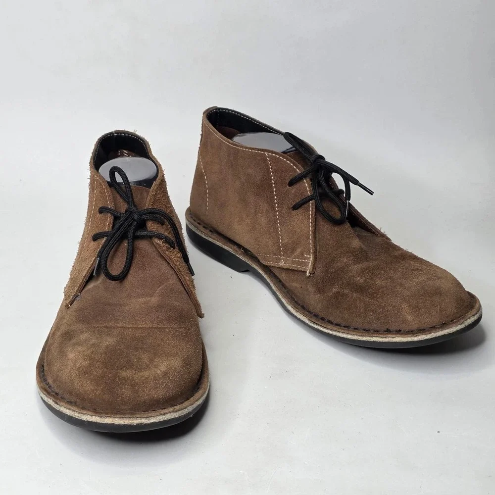 Veldskoen Heritage Chukka Desert Boots Men's Size 11 - 11.5 Brown Suede Shoes